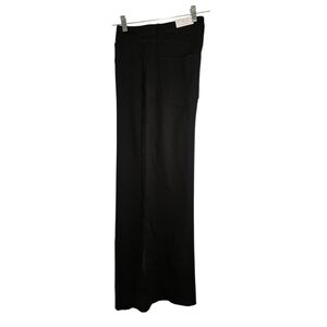 Chico's Wide Leg Pants Size 3R / 16-18 / XL Black Wide Leg High Rise 5 Pocket